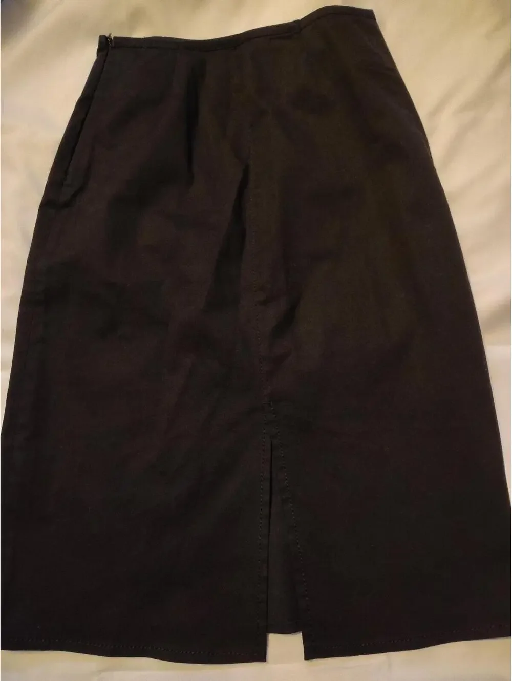 Fendi Black Pencil Skirt Tapered Waist Size US 8 - Picture 5 of 10